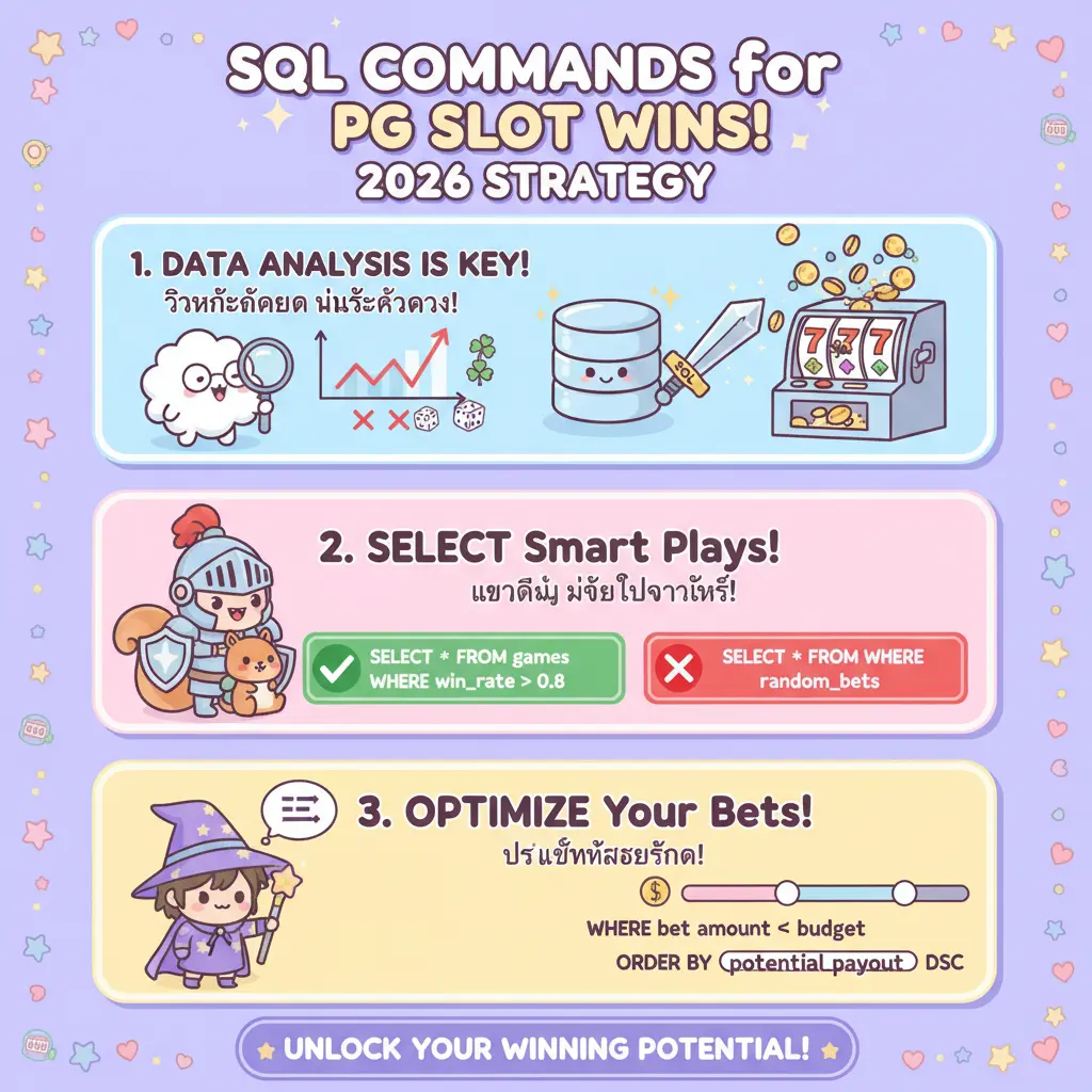 อัตราการชนะ สล็อต pg - SQL command